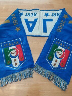 FIGC Italia Commemorative World Cup Stars Fan Scarf